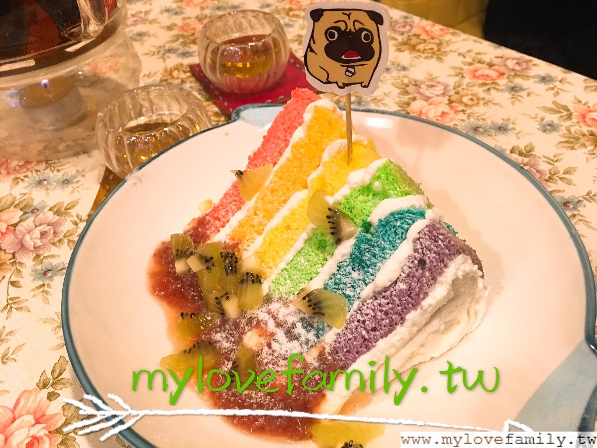 彩虹雲朵蛋糕